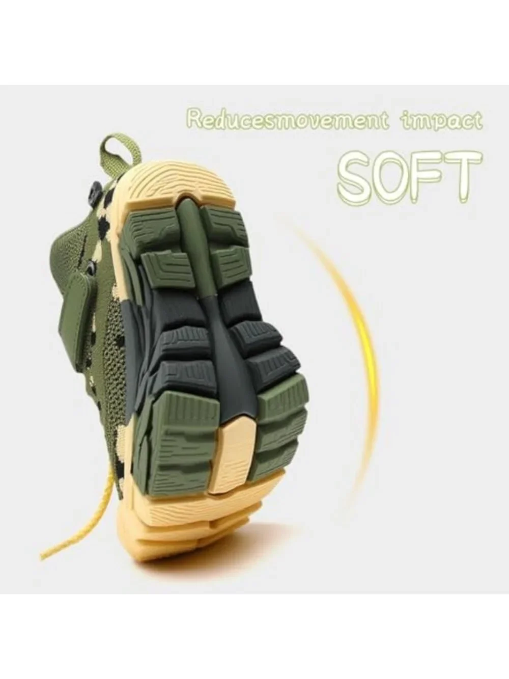 Lightweight Camouflage Sneakers for Kids | Non-Slip Athletic Walking Shoes